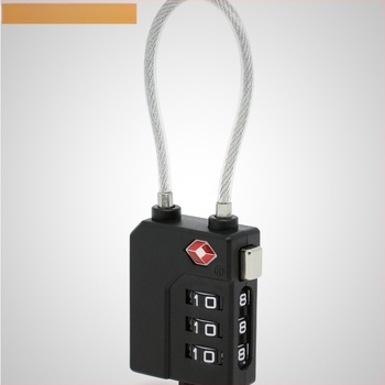 TSA21100 PC пластмасов заключващ код за багаж – тип: код за митнически контрол, 3–4 мм дебелина на заключващия прът, модерен стил