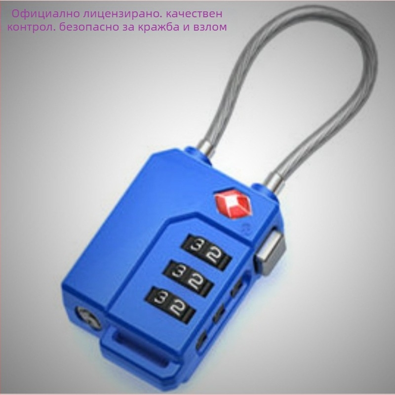 TSA21100 PC пластмасов заключващ код за багаж – тип: код за митнически контрол, 3–4 мм дебелина на заключващия прът, модерен стил