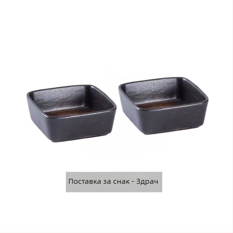 Керамична разделена чиния за плодове, японски стил, модерен минималистичен дизайн, марка Unique, пусната през 2023 г.