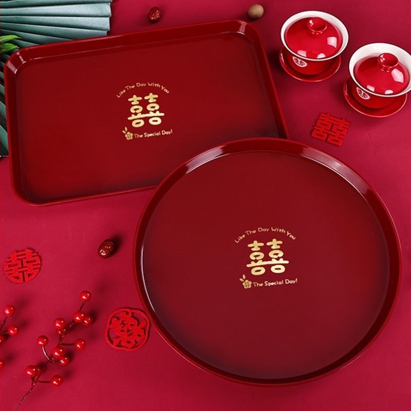 Чиния за плодове за сватбено тържество | Пластмаса | Модерен стил на простота | Прост стил | Първокласно качество