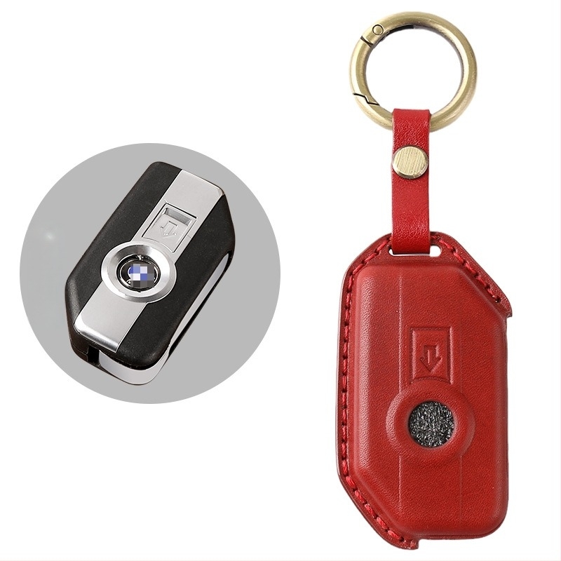BMW мотоциклет кожен калъф за ключ (кожа, ретро стил, персонализируем, частна марка)