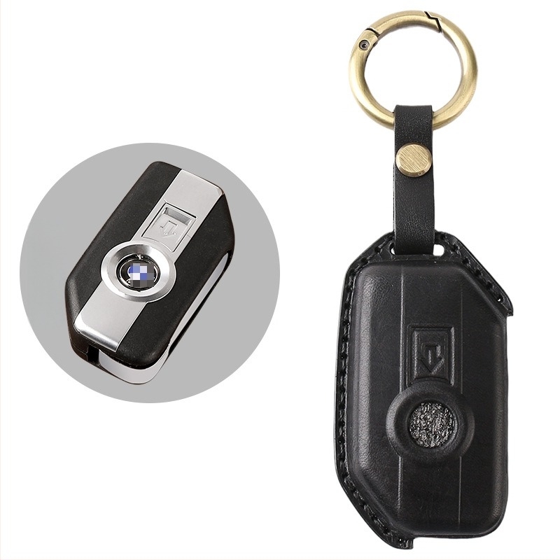 BMW мотоциклет кожен калъф за ключ (кожа, ретро стил, персонализируем, частна марка)