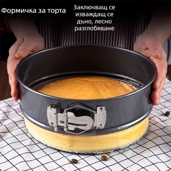 Кръгла форма за печене от карбонова стомана, пусната през 2024 г.