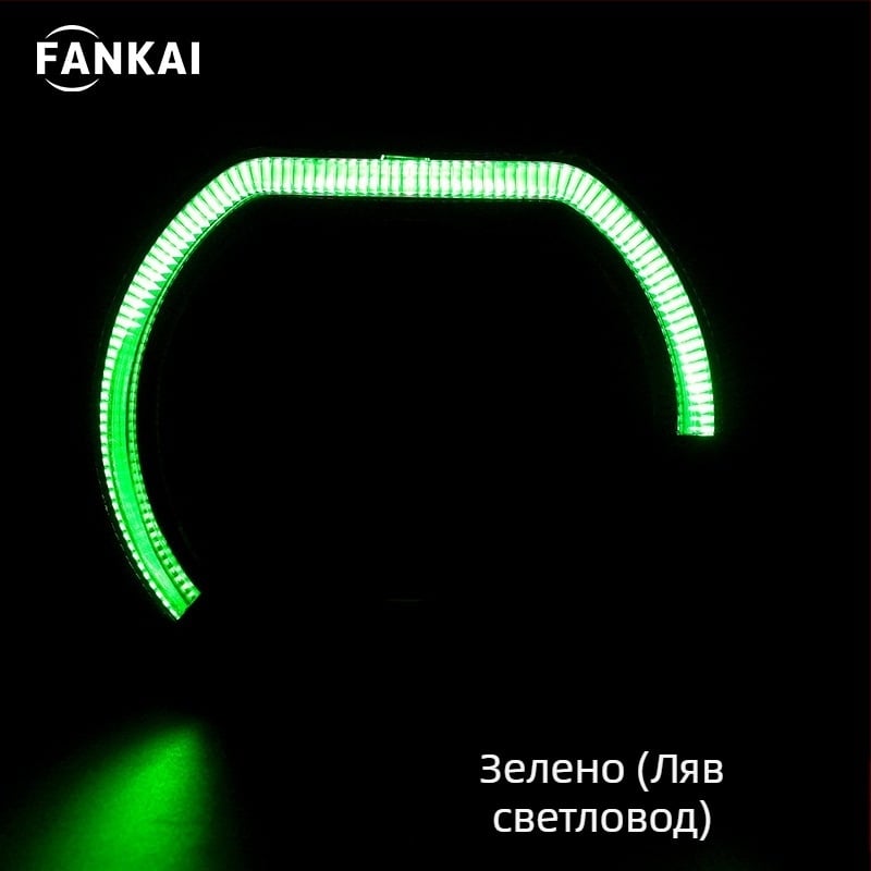 2,5/3-инчови спортни ангелски очи с интегриран декоративен капак за LED дневни светлини