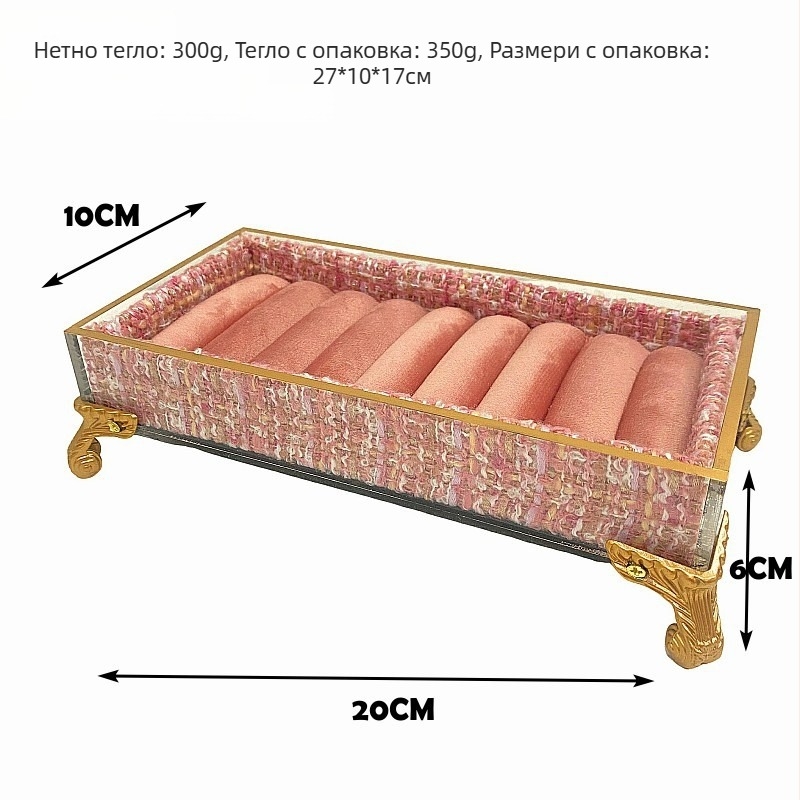 Стойка за бижута във формата на Барби кукла — синтетична смола, кадифено покритие, железна изработка; Nishang оригинал, Yiwu