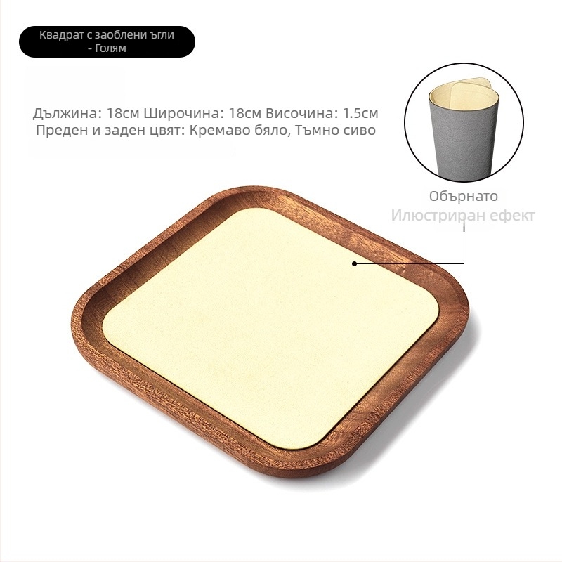 Дървен дисплей за бижута за мъниста и гривни, масивно дърво, античен стил, издание пролет 2025, ново