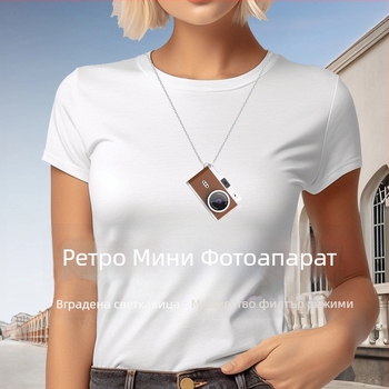 Ретро мини камера CCD1-1 със сензор 1–5 MP, TF карта за съхранение, 2.8-инчов LCD екран, живот на батерията 3–5 часа