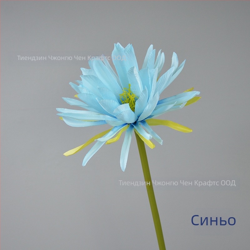 Изкуствено цвете Epiphyllum, с едно клонче, за фотозаснемане, сватби и домашна декорация; Материал: коприна; Изработка: стилизиране, релеф; Модел 18904525367