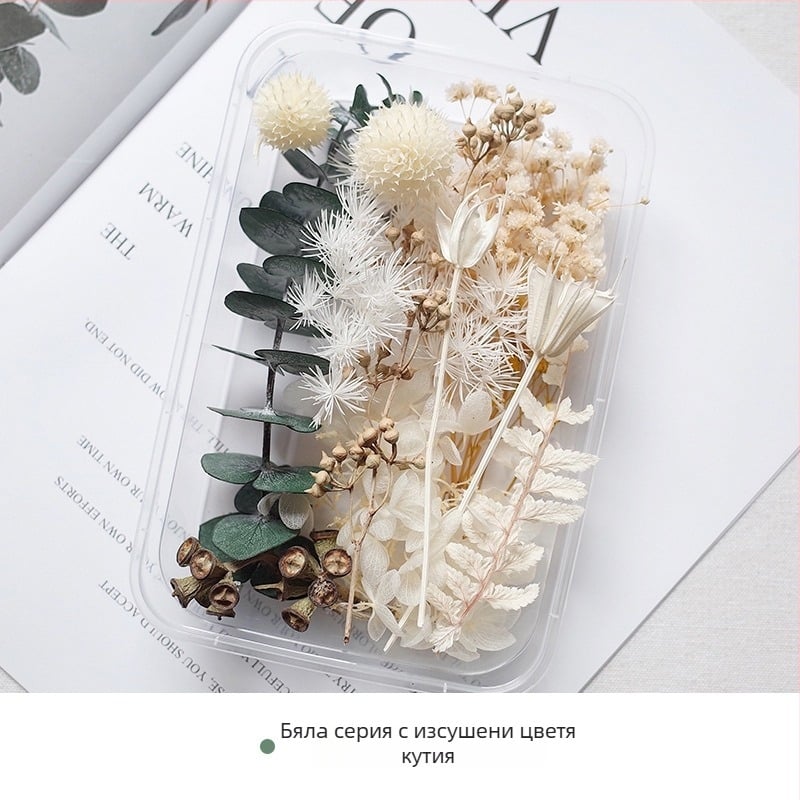 DIY комплект за сушени цветя – смесени сушени цветя и гипсофила, Mingmens
