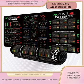 Подложка за мишка - естествен каучук, антихлъзгаща, топлинен трансфер, OEM персонализиране