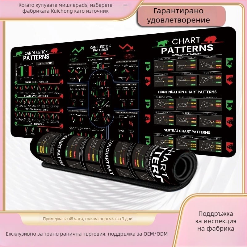 Подложка за мишка - естествен каучук, антихлъзгаща, топлинен трансфер, OEM персонализиране