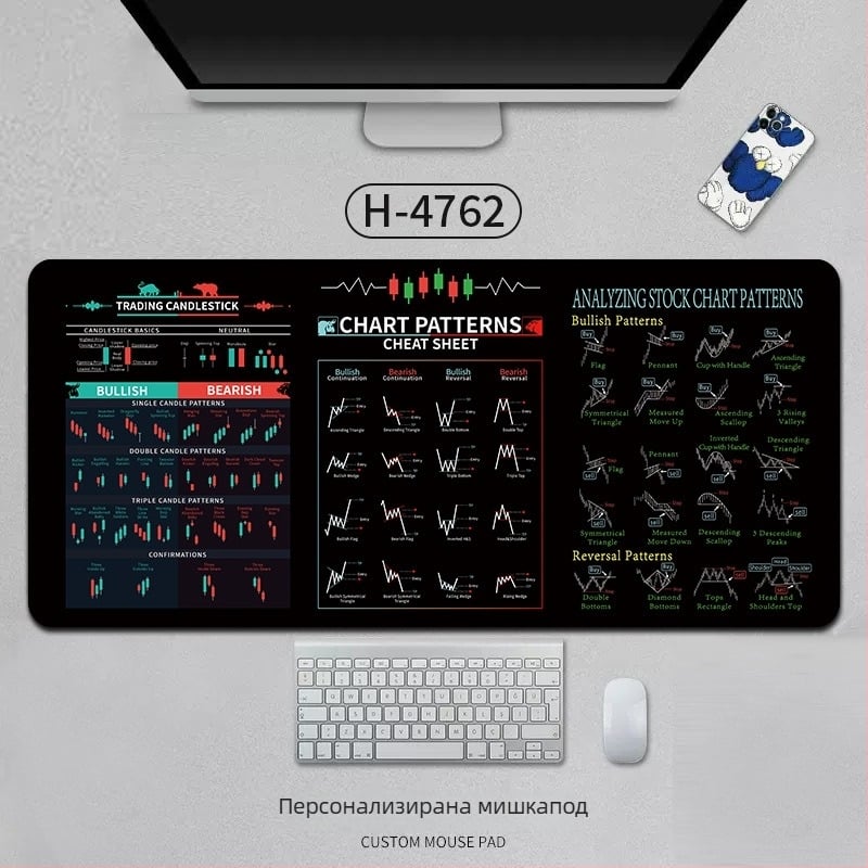 Подложка за мишка - естествен каучук, антихлъзгаща, топлинен трансфер, OEM персонализиране