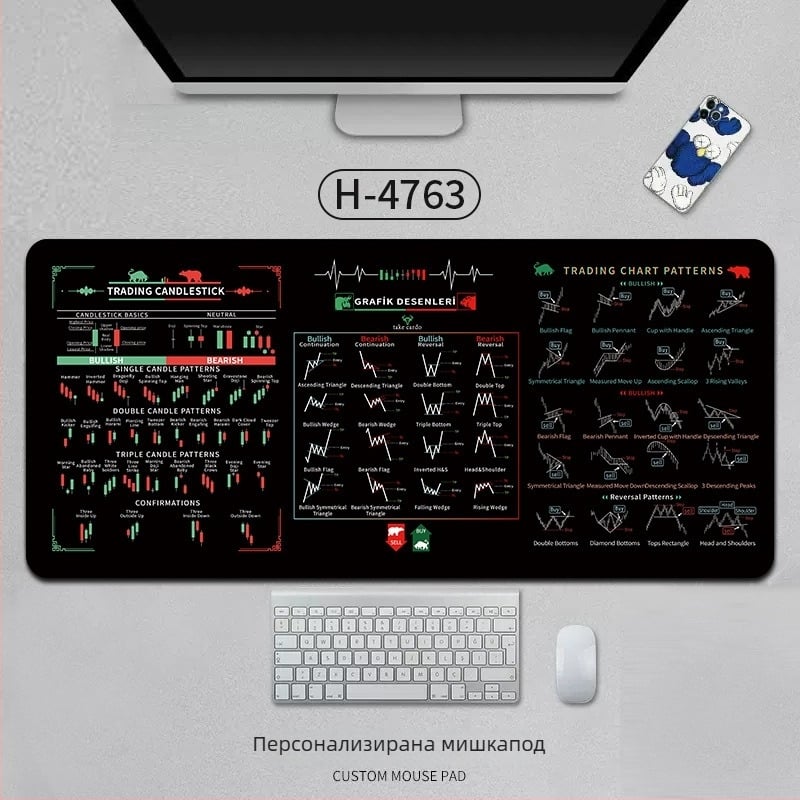 Подложка за мишка - естествен каучук, антихлъзгаща, топлинен трансфер, OEM персонализиране