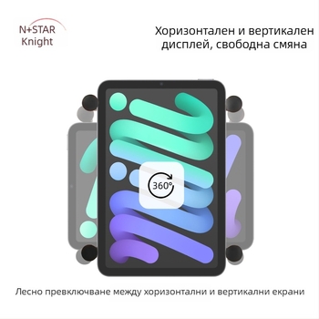 Държач за таблет за мотоциклет/автомобил, щипков монтаж, Star Knight Orion Tablet Bracket, съвместим с iPad Mini