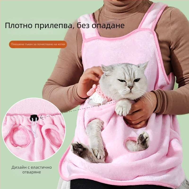 Котешка престилка за премахване на косми – коралов флис, марка Meow Meaning