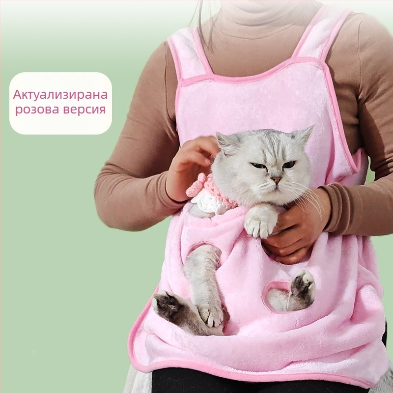 Котешка престилка за премахване на косми – коралов флис, марка Meow Meaning