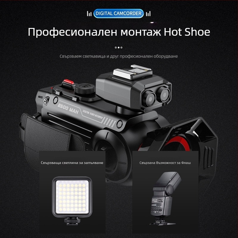 Всичко-в-едно 4K WiFi камера с 50x оптично увеличение, CMOS сензор, 3,0-инчов LCD