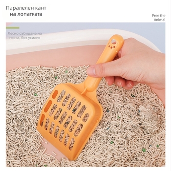 Лопатка за котешки пясък Mengcheng PP – универсална, лицензирана частна марка