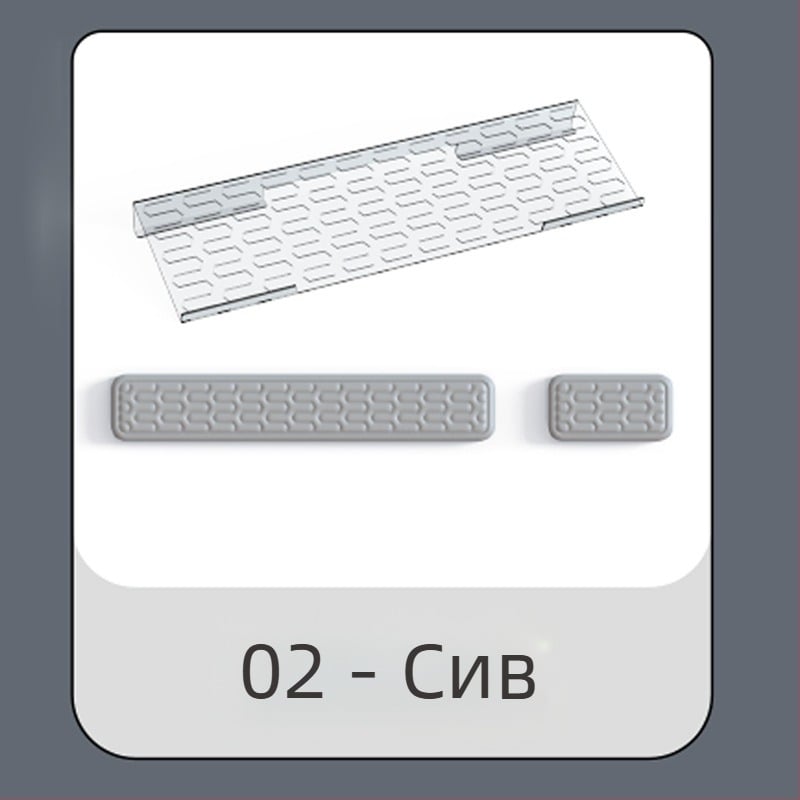 Гейминг подложка за мишка с подлакътник, възглавница за китката и анти‑плъзгане; смолна подложка, модел 005, персонализирана по образец