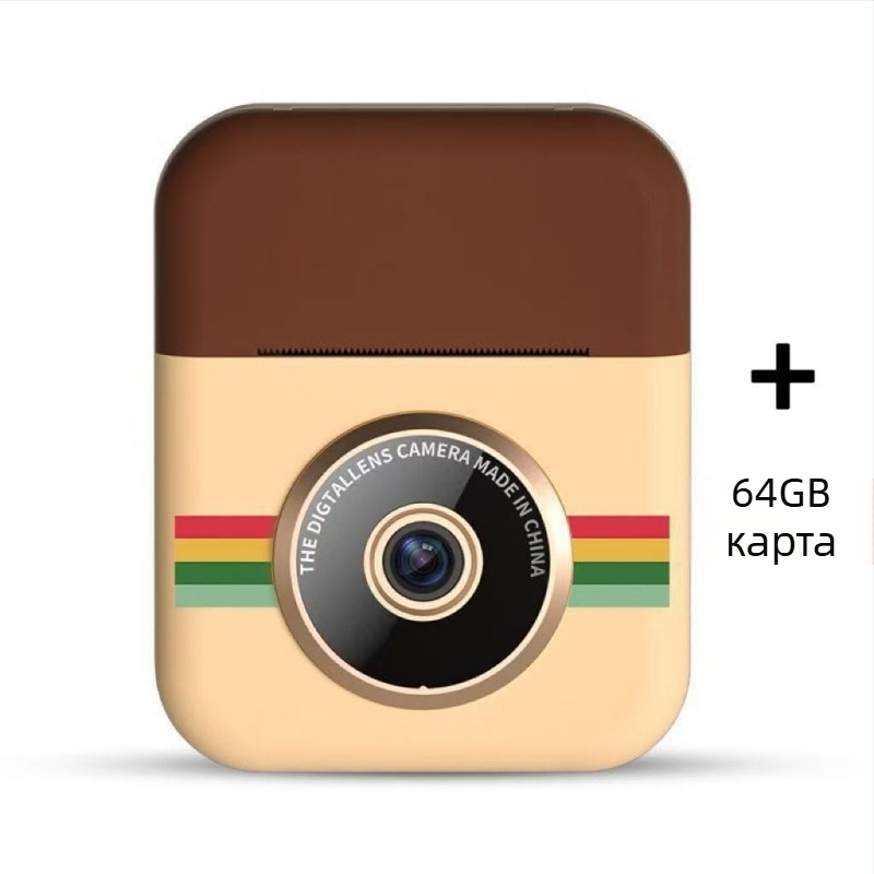 Детска камера за печат A7 – 12 MP, 2.4-инчов LCD екран, TF карта, 3.5 часа живот на батерията