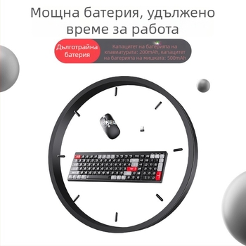 KM880 Безжична клавиатура и мишка USB комплект