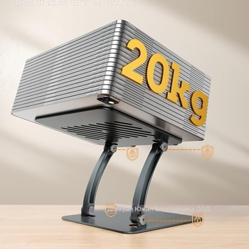 Настолна стойка за таблети от алуминиева сплав – регулируема височина, сгъваема, охлаждаща конструкция, преносима; съвместима с iPad и други таблети