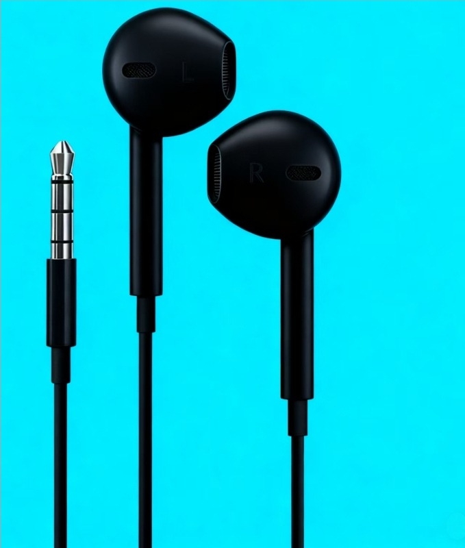 Type-C жични слушалки за ушния канал, подвижна бобина, 1.2 m кабел, 110 dB чувствителност