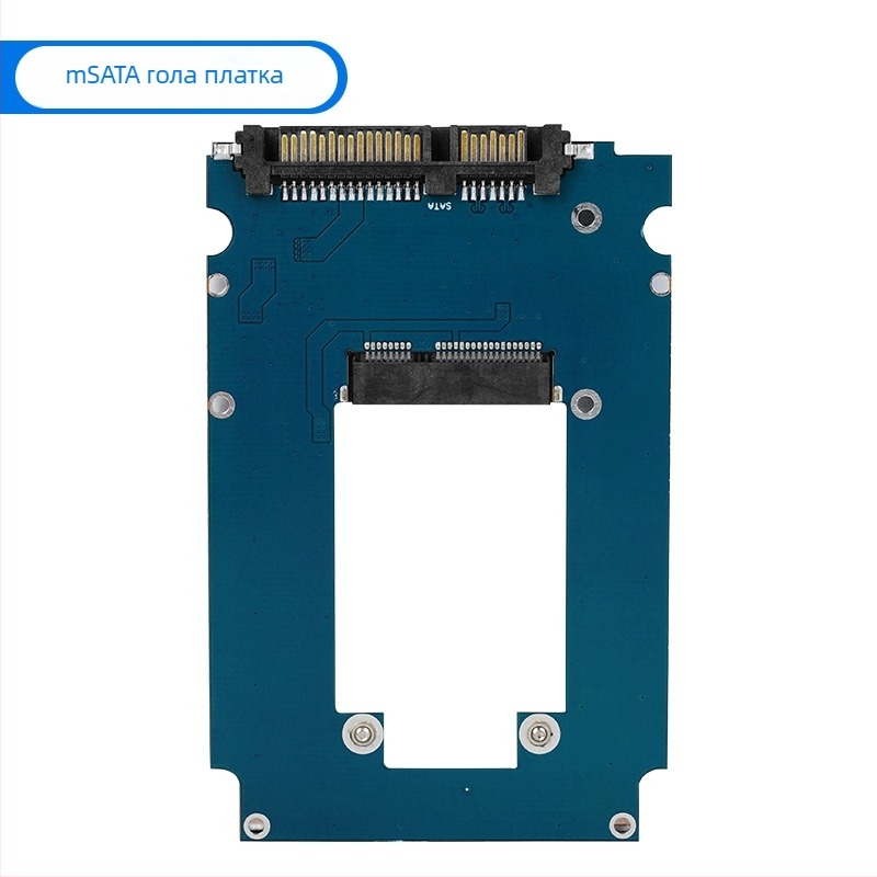 Адаптер за M.2 NGFF към SATA SSD корпус, модел N6, алуминиева сплав, до 2TB, SATA 3.0, 6Gbps