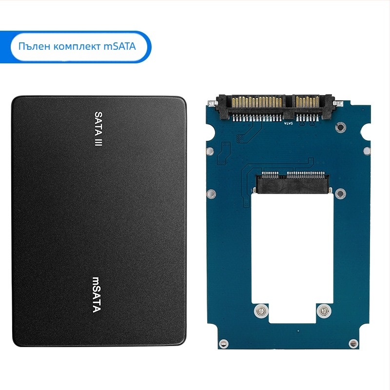 Адаптер за M.2 NGFF към SATA SSD корпус, модел N6, алуминиева сплав, до 2TB, SATA 3.0, 6Gbps