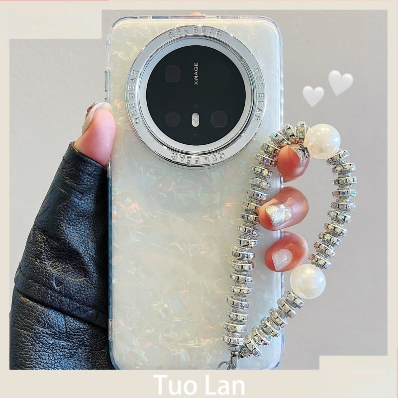 Huawei Mate70Pro защитен кейс, акрилен материал, електроплатиране, антипад, съвместим с Huawei