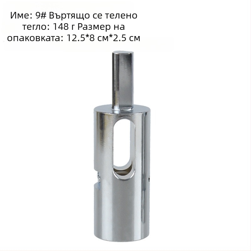 Връзвач за тел с триъгълна дръжка, стоманен, No.9 и No.11, тегло 146 г, електроплатина