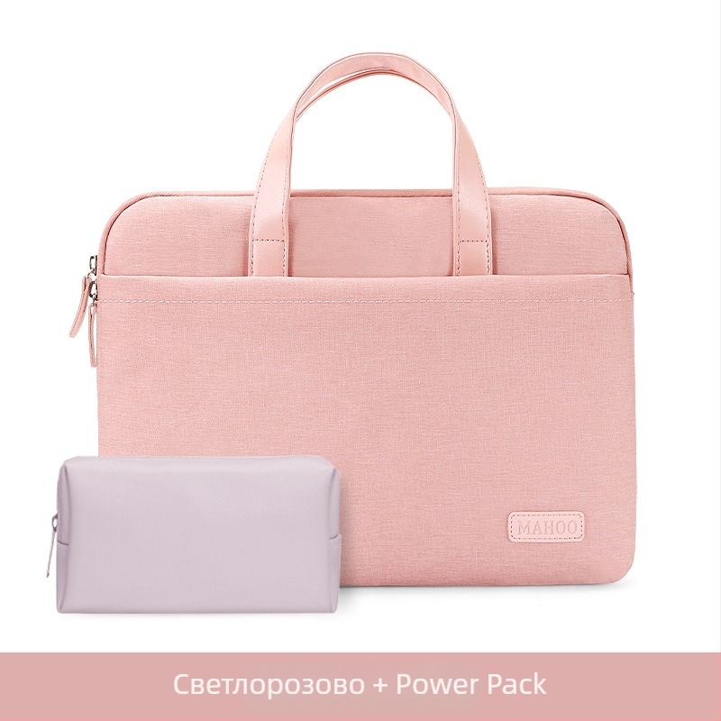 MAHOO чанта за лаптоп, водоустойчива и ултра лека, Oxford плат, подплата от найлон, еднообразен дизайн