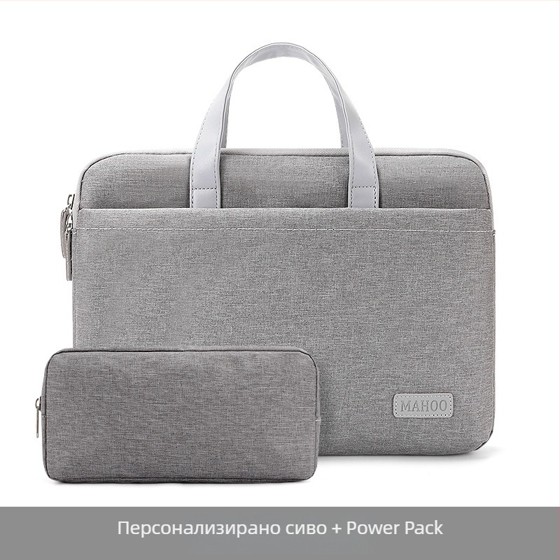 MAHOO чанта за лаптоп, водоустойчива и ултра лека, Oxford плат, подплата от найлон, еднообразен дизайн