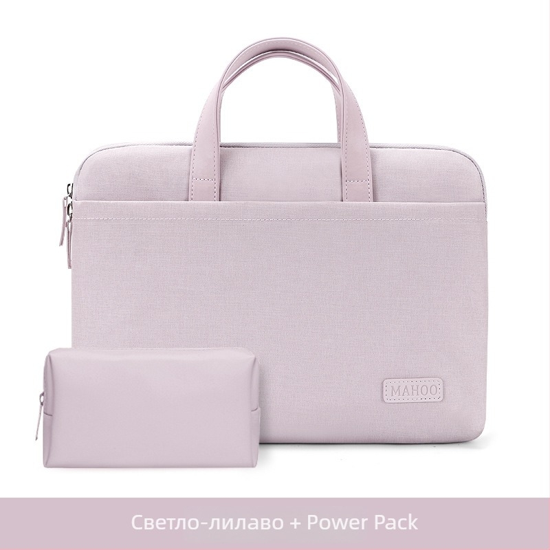 MAHOO чанта за лаптоп, водоустойчива и ултра лека, Oxford плат, подплата от найлон, еднообразен дизайн