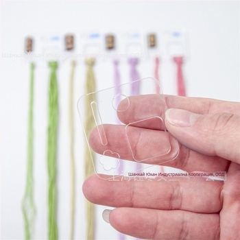 Акрилна платка за кръстосано бродиране – подреждане и навиване на конци, висящ инструмент за бродерия