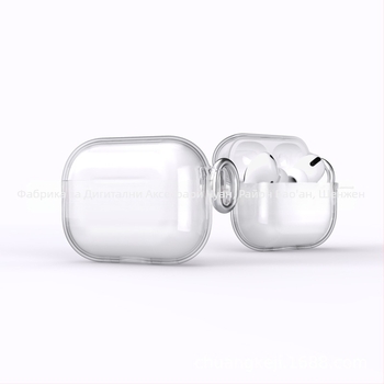 AirPods Pro 3 (2025) глитър защитен калъф, твърд корпус, съвместим с 1–3 поколение