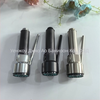 Кухненски смесител със сваляща се пружинна глава за пръскане, модел 80126, меден корпус, номинално налягане 1–12, работна температура 0–99°C, вход/изход Ø4