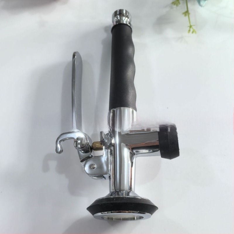 Кухненски смесител със сваляща се пружинна глава за пръскане, модел 80126, меден корпус, номинално налягане 1–12, работна температура 0–99°C, вход/изход Ø4