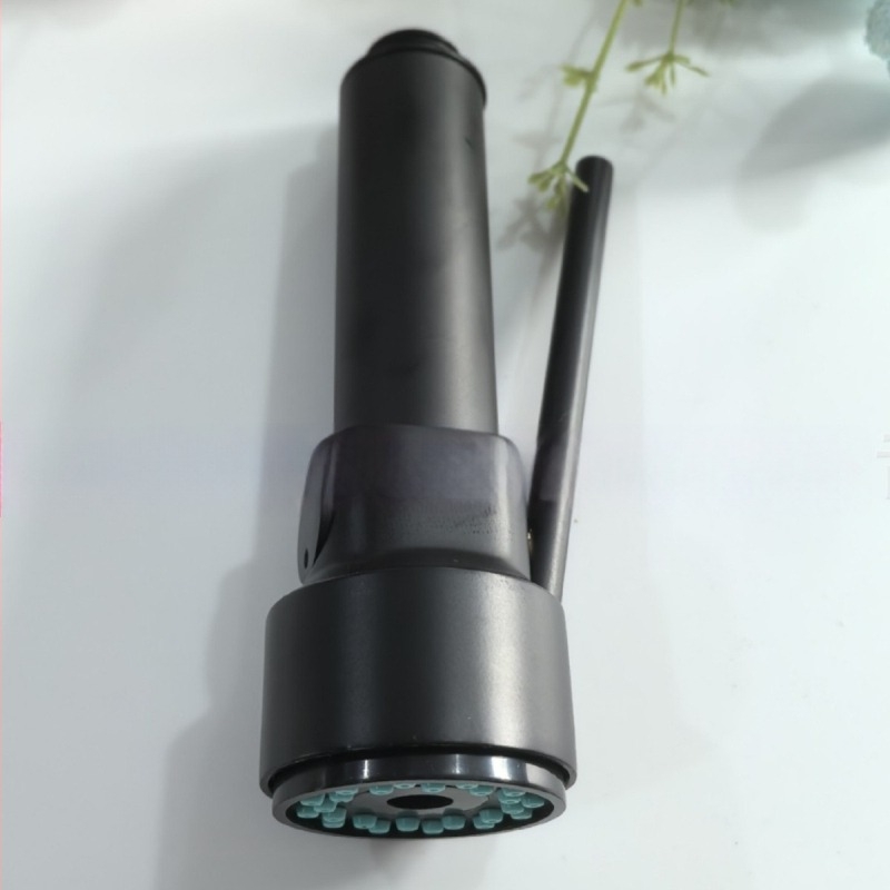 Кухненски смесител със сваляща се пружинна глава за пръскане, модел 80126, меден корпус, номинално налягане 1–12, работна температура 0–99°C, вход/изход Ø4