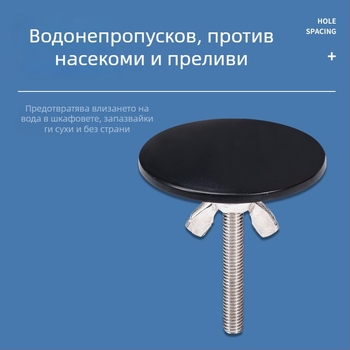Капак за отвор на мивката – цинкова сплав, модерен минималистичен стил, марка All things red, модел Other