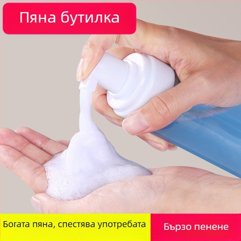 Прес-помпен дозатор за пяна за лице, шампоан и лосион за ръце (бутилка Blow molding; производство Injection molding; опаковка Carton; произход Китай)