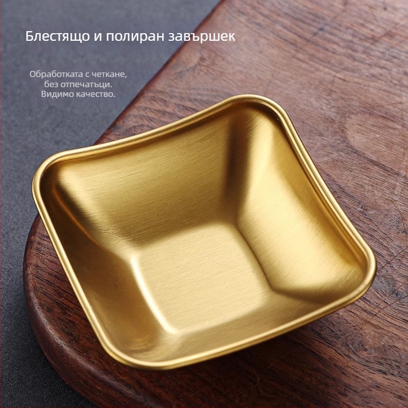 304 неръждаема стомана, три отделения, квадратна форма, електроплакирана повърхност, модерен минималистичен стил