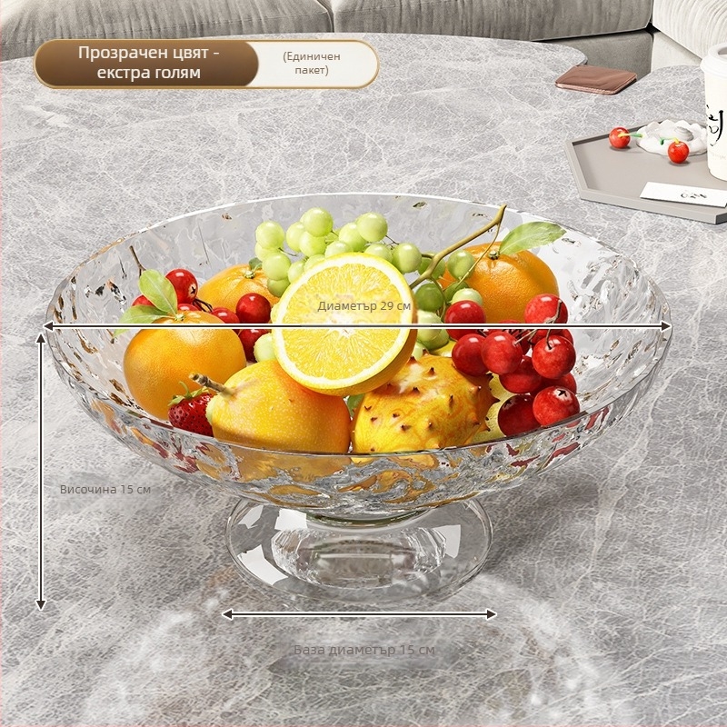 Chuanhang пластмасова плодова чиния, прост стил, дренаж на висока стойка, 2024 първокласно качество