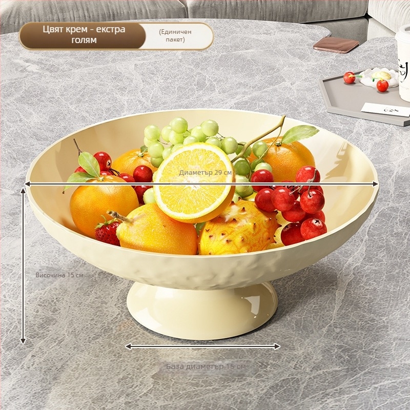 Chuanhang пластмасова плодова чиния, прост стил, дренаж на висока стойка, 2024 първокласно качество