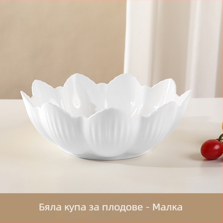 Чиния за плодове Oak bang — Пластмасова, Модерен стил на простота, пусната през 2025 г. (Plastic; Oak bang; Modern simplicity; 2025)