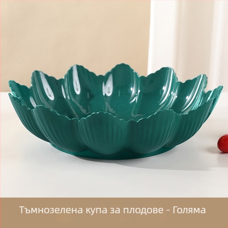 Чиния за плодове Oak bang — Пластмасова, Модерен стил на простота, пусната през 2025 г. (Plastic; Oak bang; Modern simplicity; 2025)