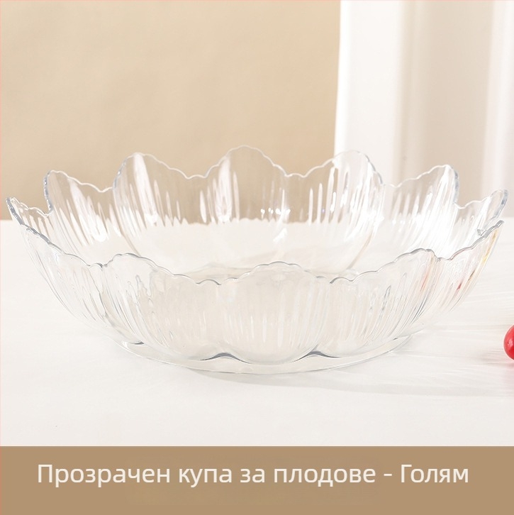 Чиния за плодове Oak bang — Пластмасова, Модерен стил на простота, пусната през 2025 г. (Plastic; Oak bang; Modern simplicity; 2025)