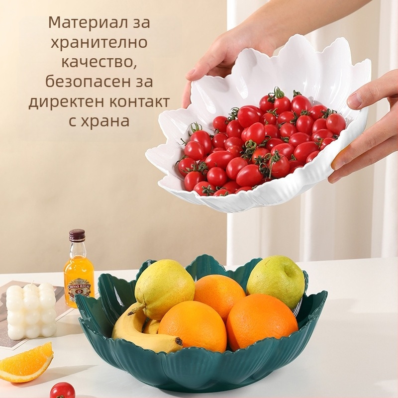 Чиния за плодове Oak bang — Пластмасова, Модерен стил на простота, пусната през 2025 г. (Plastic; Oak bang; Modern simplicity; 2025)