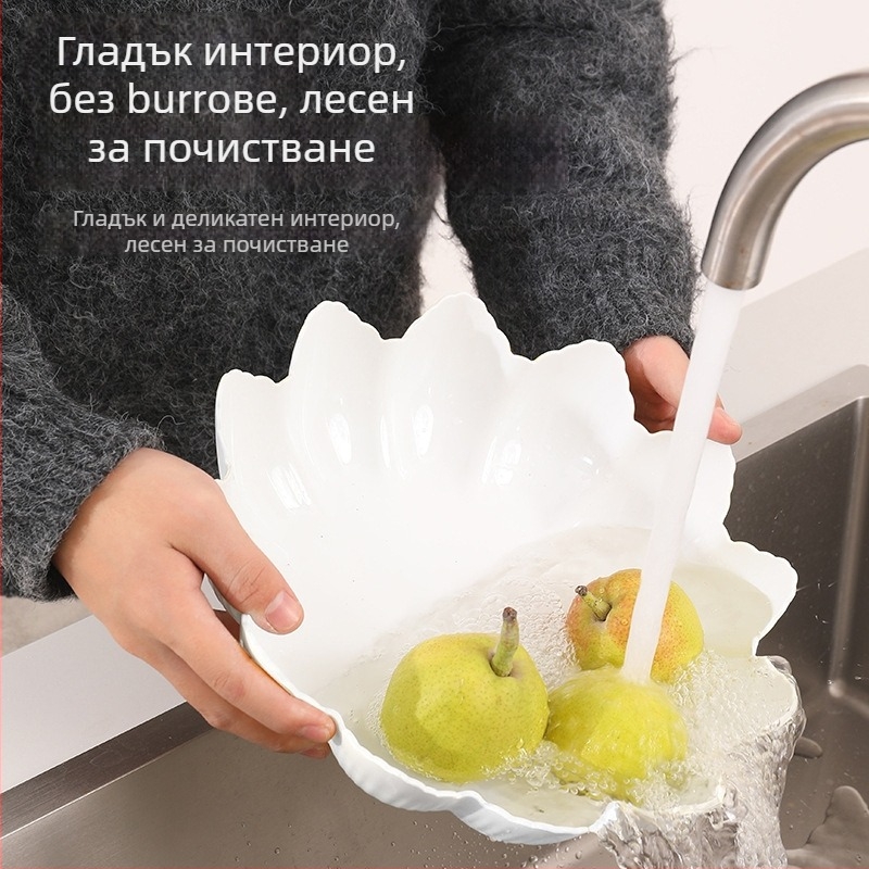 Чиния за плодове Oak bang — Пластмасова, Модерен стил на простота, пусната през 2025 г. (Plastic; Oak bang; Modern simplicity; 2025)