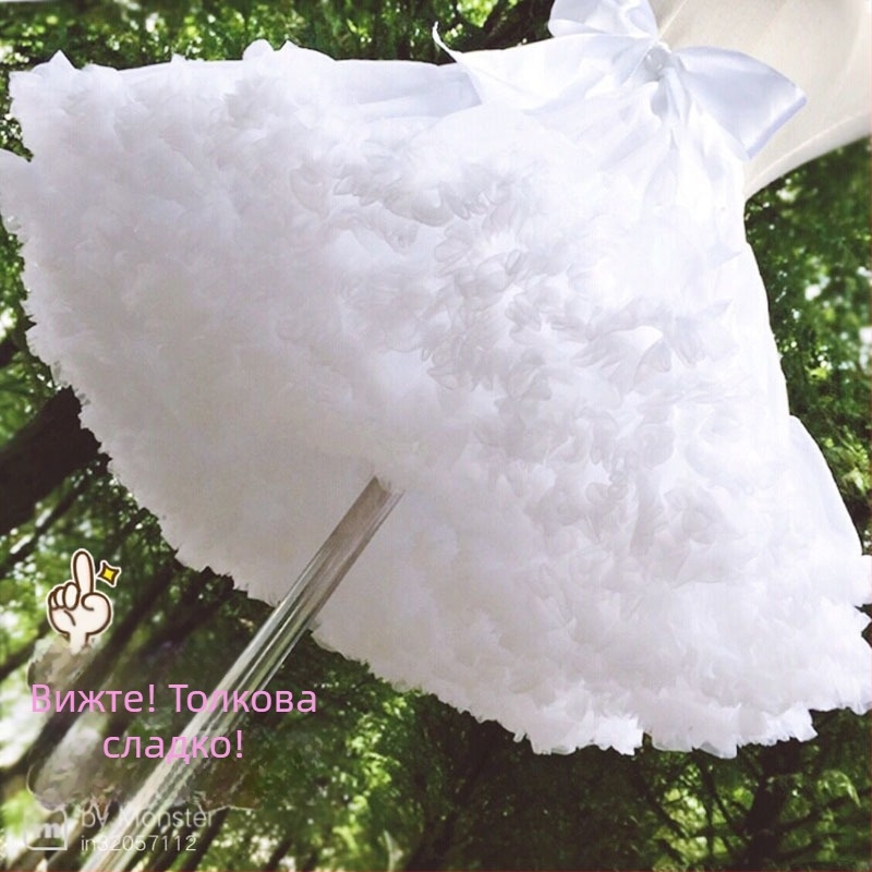 Lolita bustle Petticoat с мек тюл, три стоманени пръстена, двойнослойна прежда, Марка: Other, Пролет 2022